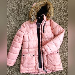 Girls Puffer Coat, Size 12